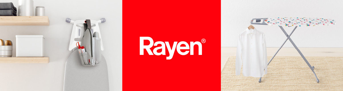 最終価格Rayen アイロン台 アイロンスタンド カバー付き　レイエン