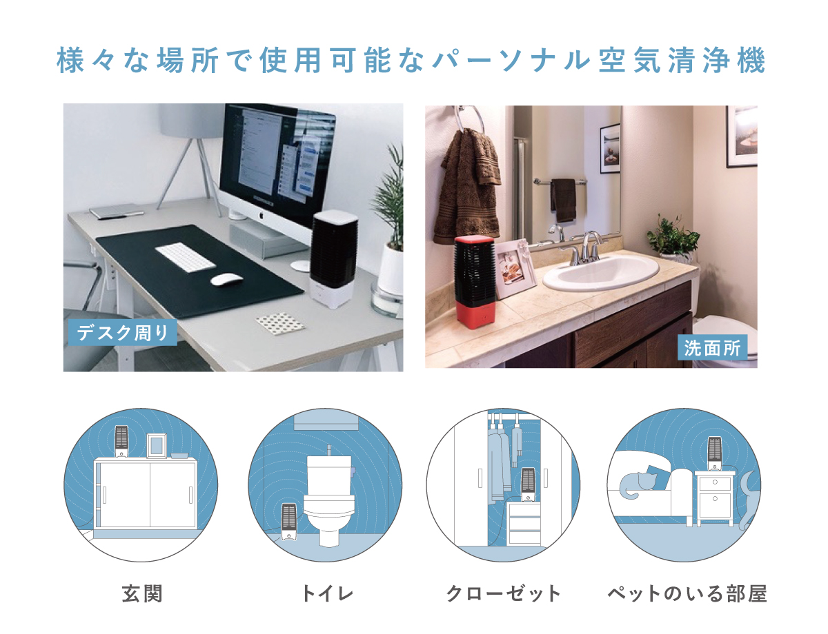 イオニックリトル 空気清浄機イオニックリトル 静音 小型 フィルターレス ノンフィルター モーターなし 集塵 静か 花粉 ウイルス 対策 ホコリ 部屋 消臭 おしゃれで可愛いインテリア雑貨通販 アントレスクエア