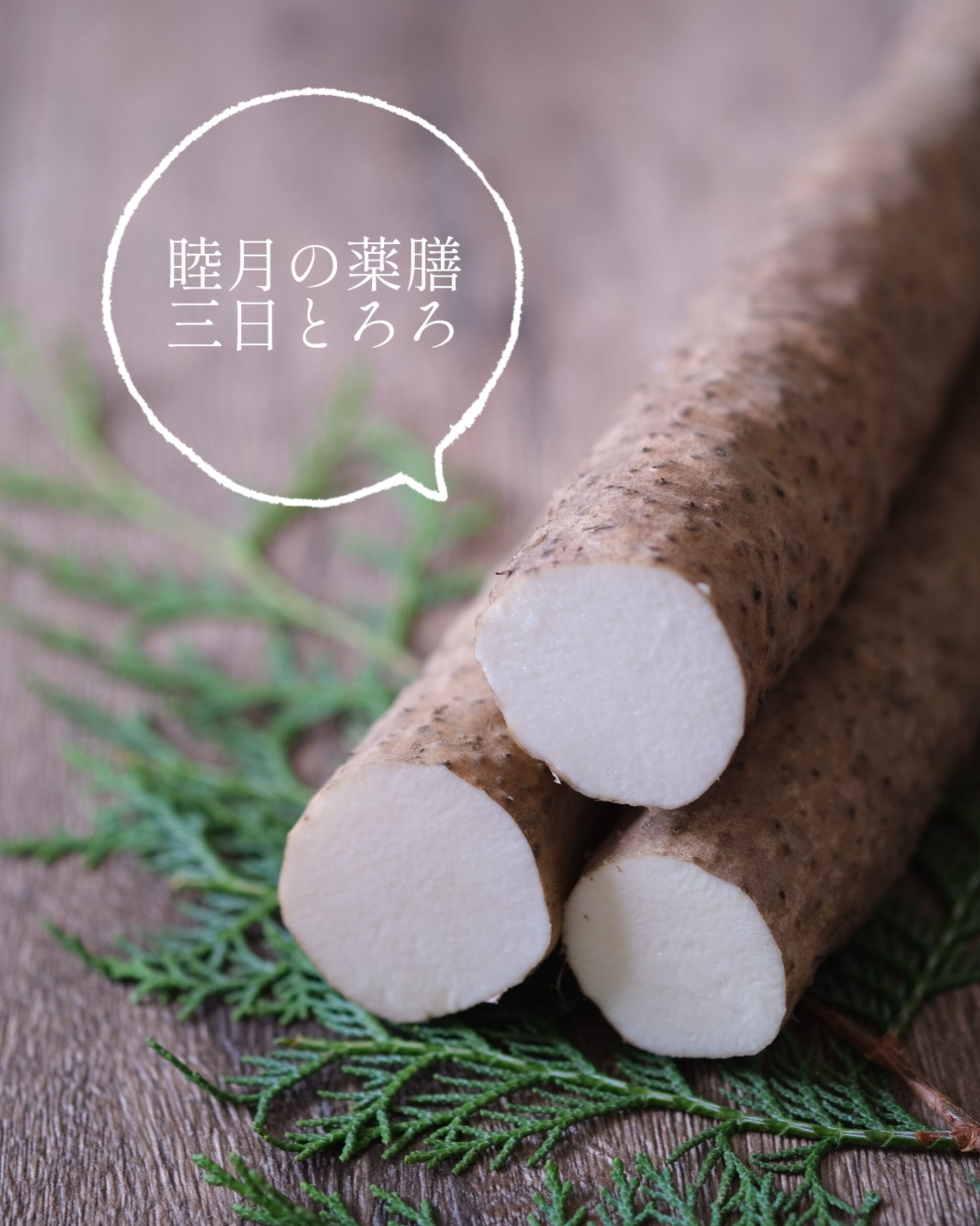 【睦月の薬膳】無病息災を願っていただく「三日とろろの薬膳茶粥」