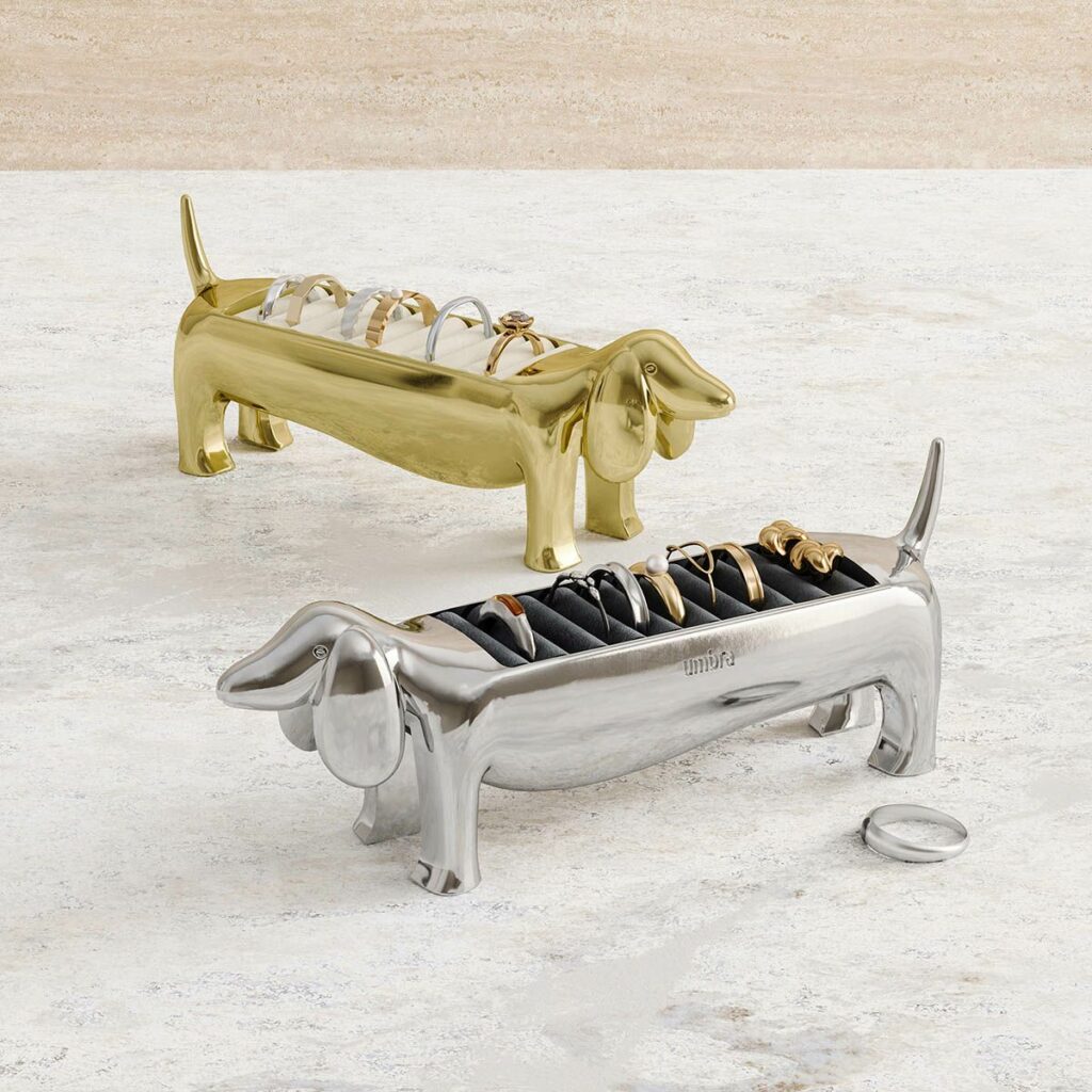 Umbara（アンブラ）ダックスフント型リングホルダー
