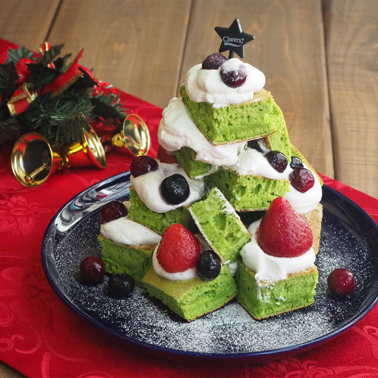 いつもの料理に毎日使える！バイタミックス クリスマスシーズンおすすめレシピ クリスマスホットケーキ
